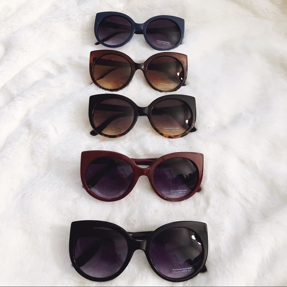 Shopeunoia Boutique Accessories - 💰⬇️Ella Cat Eye Ombre Oval Sunglasses